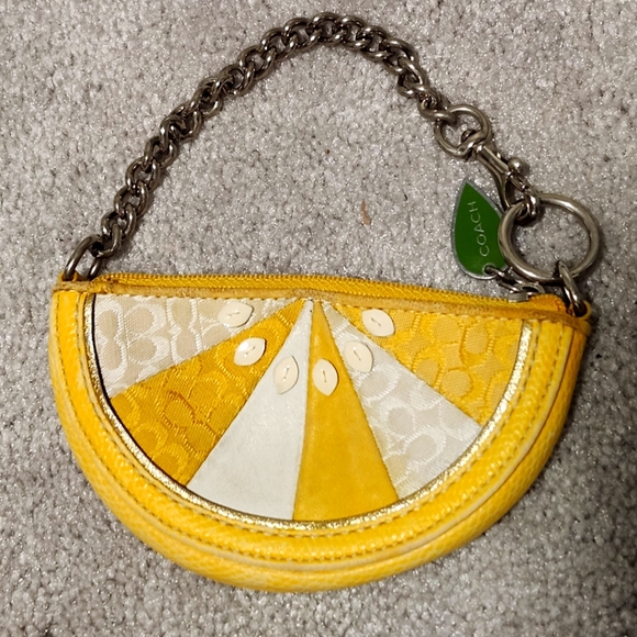 Coach Handbags - Coach Y2K Lemon Slice Coin Purse